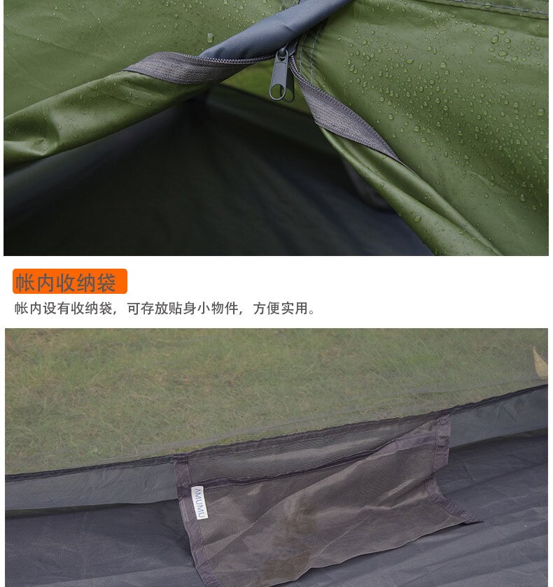 Cheap Goat Tents Outdoor Tent Double Layer Anti UV Camp Tent Waterproof Beach Awning Shelter Park Picnic Fish Tent Travel Hike Anti Mosquito Tent Tents 